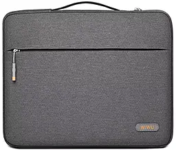 Сумка для ноутбуку WIWU Pilot Sleeve 15.6" Gray - фото Сумка для ноутбуку WIWU Pilot Sleeve 15.6" Gray