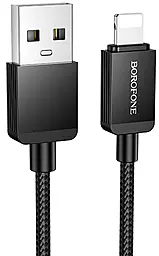 Кабель Borofone BX120 USB-A - Lighning 12w 2.4a 1м cable Black