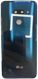 Задня кришка корпусу LG G8 G820 зі склом на 2 камери New Moroccan Blue - фото Задня кришка корпусу LG G8 G820 зі склом на 2 камери New Moroccan Blue
