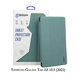Чехол для планшета BeCover Smart Case для Samsung Galaxy Tab A8 10.5 (2021) Dark Green (707263) - фото Чехол для планшета BeCover Smart Case для Samsung Galaxy Tab A8 10.5 (2021) Dark Green (707263)