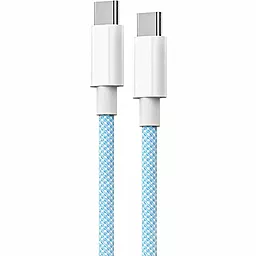 Кабель Gelius iPD cable GP-UCN010 USB Type-C - Type-C 60w 3a 1.2м PD cable Blue - фото Кабель Gelius iPD cable GP-UCN010 USB Type-C - Type-C 60w 3a 1.2м PD cable Blue