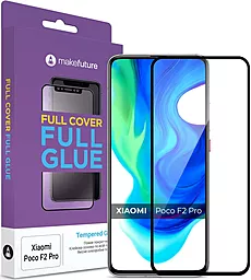 Защитное стекло MAKE Full Cover Full Glue Xiaomi Poco F2 Pro Black (MGFXPF2P)