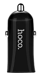 Автомобильное зарядное устройство Hoco Z12 2.4a 2xUSB-A ports home charger black