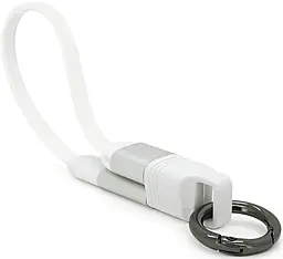 Кабель iKaku KSC-324 Jianchong USB-A to Type-C/Lightning 16w 3.2a 0.2m cable White - фото Кабель iKaku KSC-324 Jianchong USB-A to Type-C/Lightning 16w 3.2a 0.2m cable White