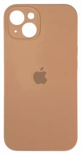 Чехол Silicone Case Full Camera для Apple iPhone 15 Pink Sand - фото 1