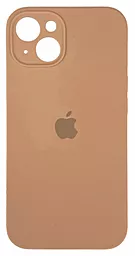 {"ru": "Чехол", "uk": "Чохол"} Silicone Case Full Camera для Apple iPhone 15 Pink Sand