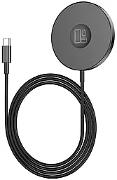 Бездротовий (індукційний) зарядний пристрій Borofone BQ18 Energy 3-in-1 magnetic wireless fast charger Black (BQ18B)
