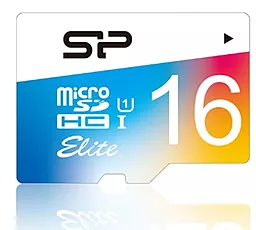 Карта пам'яті Silicon Power microSDHC 16GB Elite Class 10 UHS-1 U1 (SP016GBSTHBU1V21) - фото Карта пам'яті Silicon Power microSDHC 16GB Elite Class 10 UHS-1 U1 (SP016GBSTHBU1V21)
