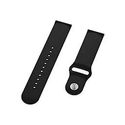 Змінний ремінець для розумного годинника Xiaomi Amazfit Bip/Bip Lite/Bip S Lite/GTR 42mm/GTS/TicWatch S2/TicWatch E (706196) Black