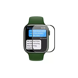 Захисне скло Type Gorilla high molecule shock-resistant Apple Watch Series 7 41 mm Black