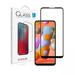 Защитное стекло ACCLAB Full Glue Samsung A115 Galaxy A11, M115 Galaxy M11  Black (1283126508523)