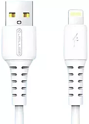 Кабель Jellico B6 USB-A - Lightning 12w 3.1a 1м cable White - фото Кабель Jellico B6 USB-A - Lightning 12w 3.1a 1м cable White