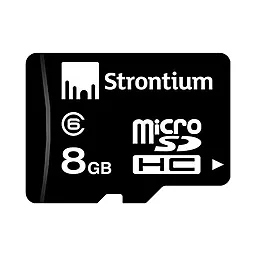 Карта пам'яті Strontium microSDHC 8GB Class 6 (SR8GTFC6R) - фото Карта пам'яті Strontium microSDHC 8GB Class 6 (SR8GTFC6R)