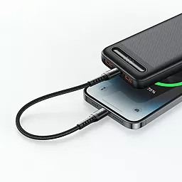 Кабель McDodo USB Type-C - Lightning 36w 3a 1м PD сable Black (CA-5631) - миниатюра 3 Кабель McDodo USB Type-C - Lightning 36w 3a 1м PD сable Black (CA-5631) - миниатюра 3
