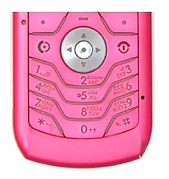 Клавіатура Motorola L6 Pink