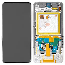 Дисплей Samsung Galaxy A80 A805 с тачскрином и рамкой, оригинал, Silver - фото Дисплей Samsung Galaxy A80 A805 с тачскрином и рамкой, оригинал, Silver