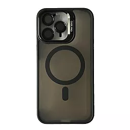 Чехол Case Pro Matte Fortable Camera Lens Magsafe для Apple iPhone 12 Pro Max Black - фото Чехол Case Pro Matte Fortable Camera Lens Magsafe для Apple iPhone 12 Pro Max Black