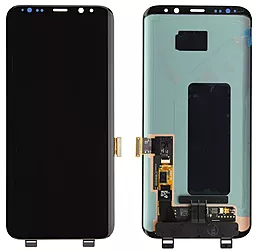 Дисплей Samsung Galaxy S8 Plus G955 с тачскрином, сервисный оригинал, Black