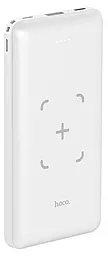 Повербанк Hoco J50 Surf Wireless 10000 mAh White - фото Повербанк Hoco J50 Surf Wireless 10000 mAh White