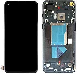 Дисплей OnePlus 9RT 5G с тачскрином и рамкой, (TFT, без функции отпечатка пальца), Black - фото Дисплей OnePlus 9RT 5G с тачскрином и рамкой, (TFT, без функции отпечатка пальца), Black