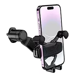 Тримач Hoco H66 Gravity Black - фото Тримач Hoco H66 Gravity Black