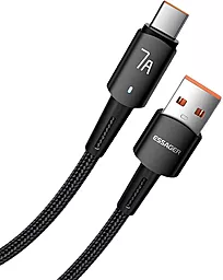 Кабель USB Essager 100w 7a USB-A - Type-C cable black (EXC7A-CG01-P) - миниатюра 2