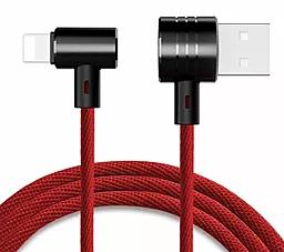 Кабель Baseus USB-A - Lightning 12w 2.4a 1м cable Red (CALTX-A01) - фото Кабель Baseus USB-A - Lightning 12w 2.4a 1м cable Red (CALTX-A01)