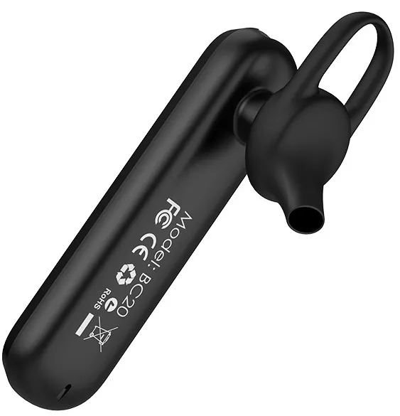 Блютуз гарнитура Borofone BC20 Black - фото 4