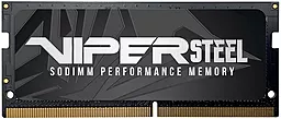 Оперативна пам'ять для ноутбука Patriot 16GB SO-DIMM DDR4 2666MHz Viper Steel (PVS416G266C8S)