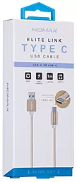 Кабель Momax Elite Link USB-A - Type-C 12w 2.4a 1м cable Gold (DTA1L) - мініатюра 7 Кабель Momax Elite Link USB-A - Type-C 12w 2.4a 1м cable Gold (DTA1L) - мініатюра 7