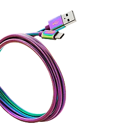 USB Кабель Canyon USB Type-C Cable Різнокольоровий (CNS-USBC7RW) - мініатюра 2