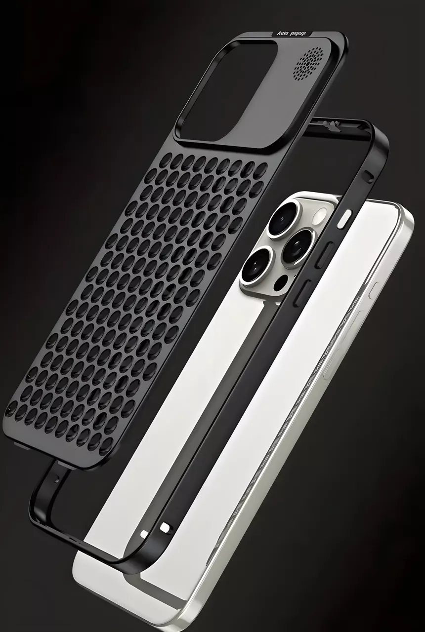 Чехол 1TOUCH Aluminium Case для Apple iPhone 14 Pro Black - фото 5
