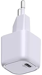 Сетевое зарядное устройство WIWU RY-U30A PD/QC 30W USB-C EU White