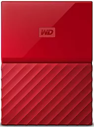 Внешний жесткий диск Western Digital My Passport (Thin) 2TB 2.5 USB 3.0 (WDBS4B0020BRD-WESN) Red