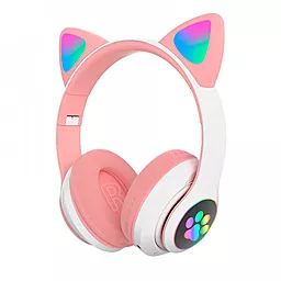 Бездротові навушники котики з вушками Tucci VZV-28 Pink