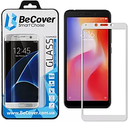 Защитное стекло BeCover Xiaomi Redmi 6, Redmi 6A White  (702443)
