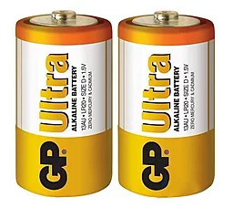 Батарейки GP D (LR20) Ultra SHRINK 2шт (13AEB-2S2)