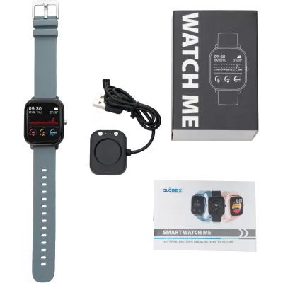 Смарт-годинник Globex Smart Watch Me Gray - фото 5