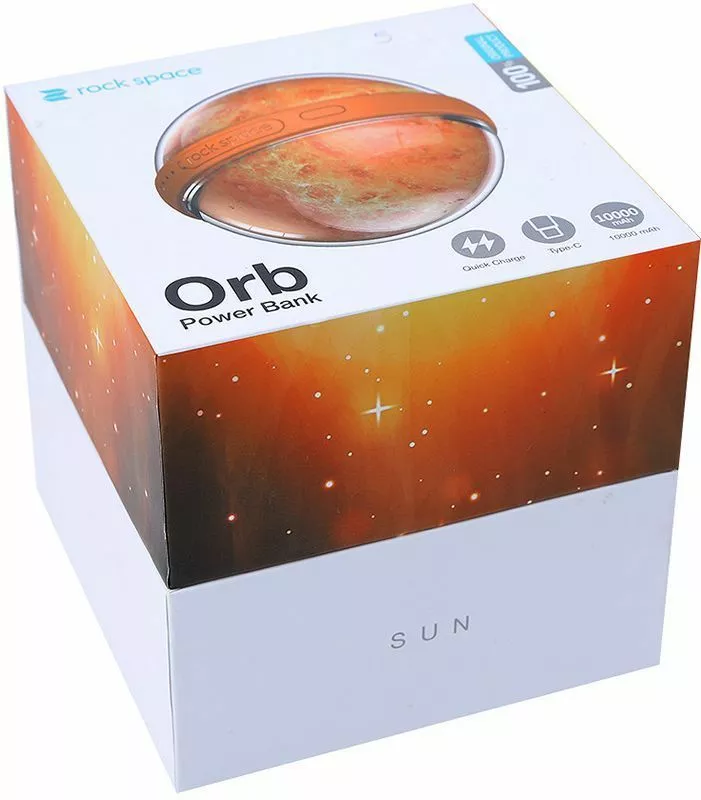 Повербанк Rock Space Orb 10000 mAh Sun (RMP0371-Sun) - фото 4