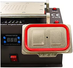 Сепаратор вакуумный 8.5" Aida A-978 (19 х 11 см) 3 в 1, со встроенным компрессором для демонтажа дисплейных рамок - миниатюра 2