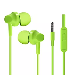 Навушники HeyDr H-97 Wired Earphones Green - фото Навушники HeyDr H-97 Wired Earphones Green
