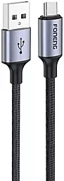 Кабель Foneng X95 USB-A - Type-C 15w 3a 1.2м cable Black (X95-CA-TC) - фото Кабель Foneng X95 USB-A - Type-C 15w 3a 1.2м cable Black (X95-CA-TC)