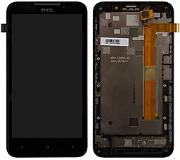 Дисплей HTC Desire 516 с тачскрином и рамкой, Black - фото Дисплей HTC Desire 516 с тачскрином и рамкой, Black