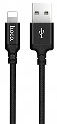 Кабель Hoco X14 Times Speed USB-A - Lightning 12w 2.4a 1м cable Black