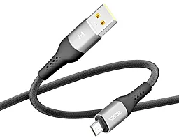Кабель Ridea RC-US42 UltraStrong USB-A - micro USB 15w 3a 2м cable Black - фото Кабель Ridea RC-US42 UltraStrong USB-A - micro USB 15w 3a 2м cable Black