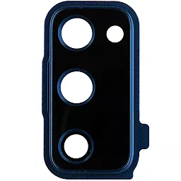 Стекло камеры Samsung Galaxy S20 FE G780 / Galaxy S20 FE 5G G781 с рамкой Original Blue - фото Стекло камеры Samsung Galaxy S20 FE G780 / Galaxy S20 FE 5G G781 с рамкой Original Blue