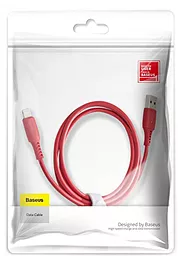 Кабель Baseus Colourful USB-A - Lightning 12w 2.4a 1.2м cable Red (CALDC-09) - мініатюра 7 Кабель Baseus Colourful USB-A - Lightning 12w 2.4a 1.2м cable Red (CALDC-09) - мініатюра 7