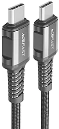 Кабель AceFast C1-03 USB Type-C - Type-C 60w 3a 1.2м PD cable Black - фото Кабель AceFast C1-03 USB Type-C - Type-C 60w 3a 1.2м PD cable Black