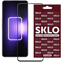 Защитное стекло SKLO 3D Full Glue для Realme GT Neo 5, 5 SE, GT3, GT5 Black