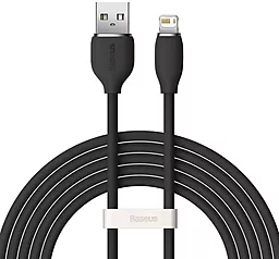 Кабель USB Baseus Jelly Liquid Silica Gel Fast Charging Data 2.4A 2M Lightning Cable Black (CAGD000101)